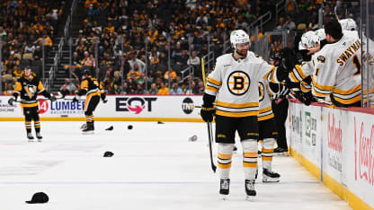 Zacha's second career hat trick