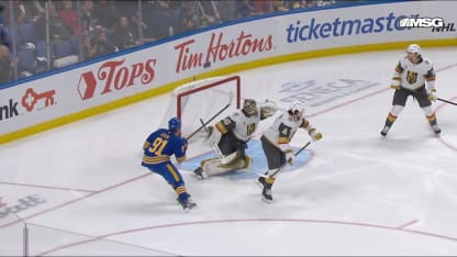 VGK@BUF: Power scores goal against Akira Schmid