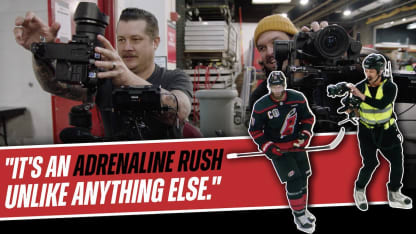Behind the Scenes: On-Ice skate camera operators