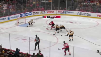 Brown marque dès le retour du vestiaire