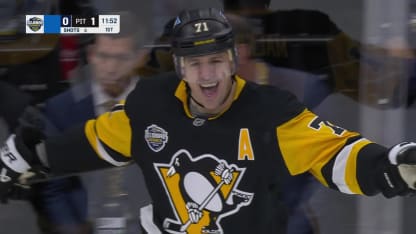 Malkin scores from behind the net
