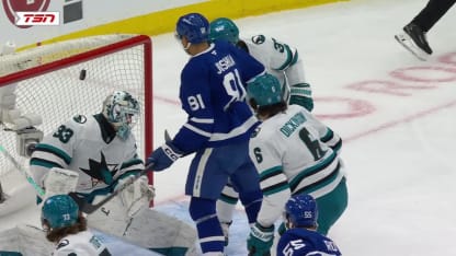 SJS@TOR: Joshua scores goal against Alex Nedeljkovic