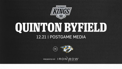 Quinton Byfield Media Availability 12/21/24