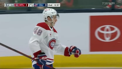 MTL@CBJ: Hutson scores goal against Jet Greaves