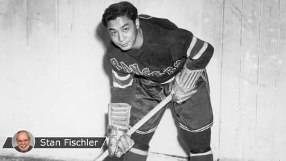 Larry Kwong was first player of Asian descent in NHL history