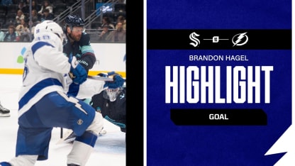 TBL at SEA | Hagel’s fourth point of the night  