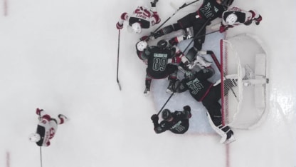 NJD@SEA: Daccord with a great save against Nico Hischier