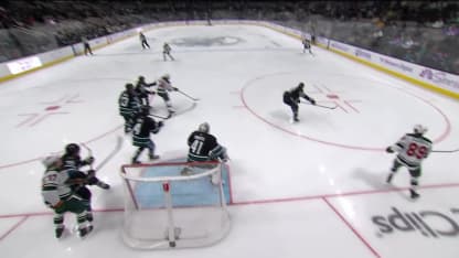 MIN@SJS: Brodin scores goal against Vitek Vanecek