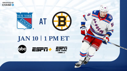 Rangers at Bruins: Pregame Notes | 01.10.26