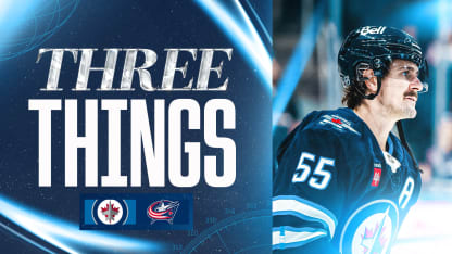 THREE THINGS: Scheifele has three assists in win over Columbus