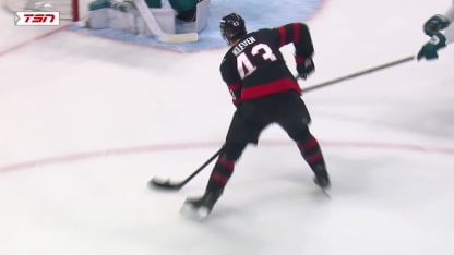 SJS@OTT: Kleven scores goal against Laurent Brossoit