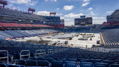 Stadium Series Preparations at Nissan Stadium: Feb. 18, 2022