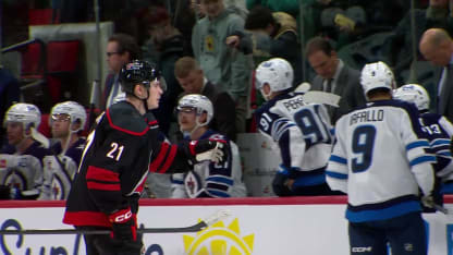 WPG@CAR: Nikishin scores goal against Thomas Milic