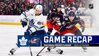 Toronto Maple Leafs Columbus Blue Jackets game recap December 23