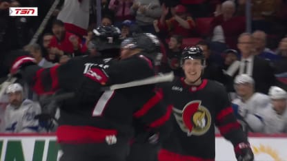 TBL@OTT: Zetterlund scores goal against Jonas Johansson