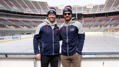 blue jackets ready for nhl stadium series atmosphere ohio stadium