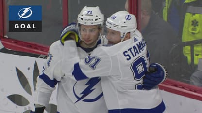 Cirelli buries Stamkos' feed