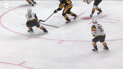 VGK@PIT: Chinakhov scores goal against Adin Hill