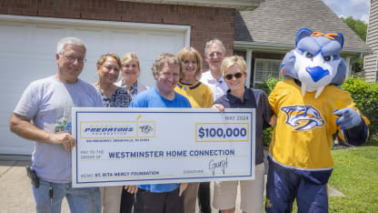 'It Makes a Significant Difference': Local Housing Nonprofit Moved by Predators Owners' $100,000 Donation