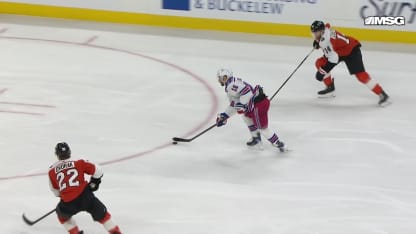 NYR@PHI: Perreault scores PPG against Dan Vladar