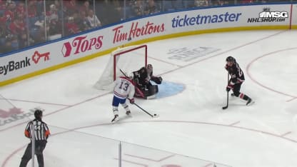 Caufield breaks the ice