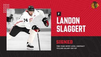 RELEASE: Blackhawks Sign Landon Slaggert to Entry-Level Deal
