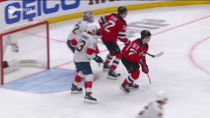 FLA@NJD: Glass scores goal against Sergei Bobrovsky