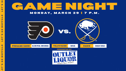 20210329 Flyers Sabres Game Night Mediawall outlet