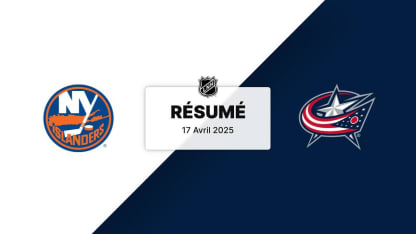 NYI vs CBJ | Résumé 17/04/2025