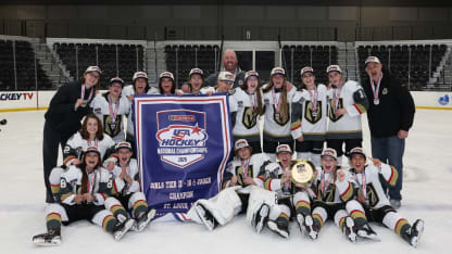  Built to Win: Vegas Jr. Golden Knights Girls Capture Second National Title