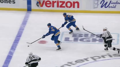 LAK@STL: Kyrou scores on a wraparound