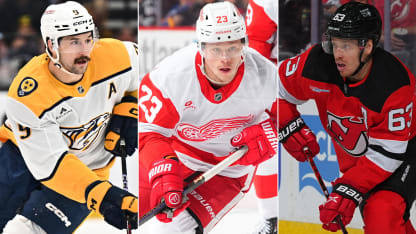 Jesper Bratt Lucas Raymond Filip Forsberg bland NHLs bästa vänsterforwards