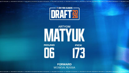 Islanders Select Artyom Matyuk 173rd Overall