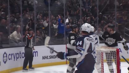 WPG@LAK: Kempe scores goal against Connor Hellebuyck
