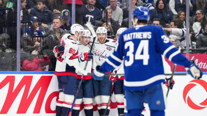 Capitals mejoran su marca en gira tras derrotar a los Maple Leafs