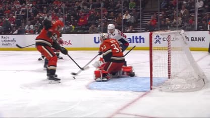 WSH@ANA: Frank scores goal against Ville Husso