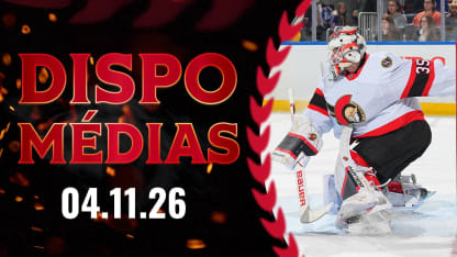 Linus Ullmark dispo médias après le match contre NYI