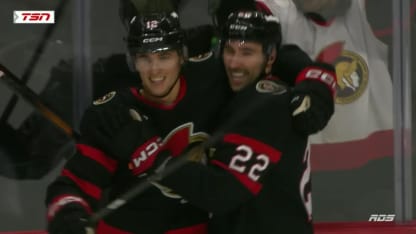 UTA@OTT: Amadio marque un but contre Vitek Vanecek