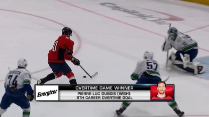 Energizer OT Winner: Pierre-Luc Dubois