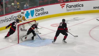 Karlsson ties it with one-timer