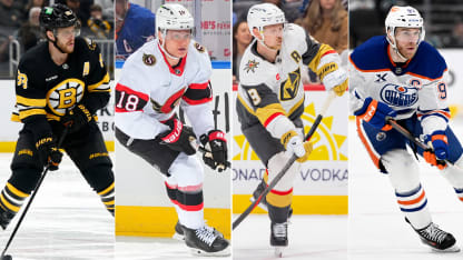 es busy night column pastrnak stutzle eichel mcdavid
