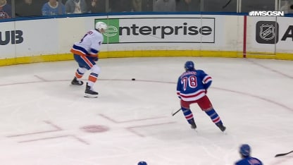 NYI@NYR: Soucy scores goal against Jonathan Quick