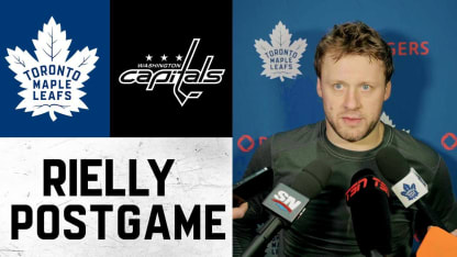 Morgan Rielly | Post Game at Washington Capitals | November 28, 2025