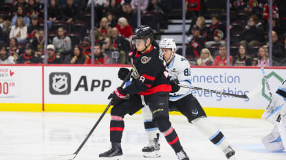 Tim Stuetzle Ottawa Senators gewinnt das deutsche Duell gegen JJ Peterka Utah Mammoth