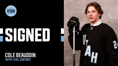 Utah Hockey Club Signs Forward Cole Beaudoin to Entry-Level Contract