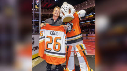 Green Day Tre Cool attends Anaheim Ducks game