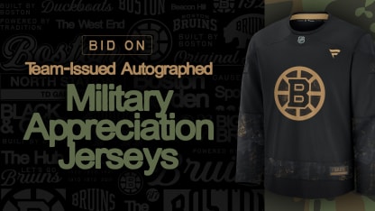 Auction: Team-issued autographed Military jerseys