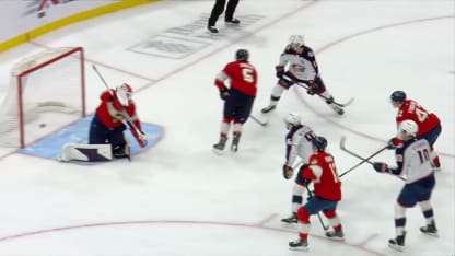 CBJ@FLA: Marchenko scores goal against Sergei Bobrovsky