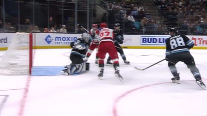 CAR@UTA: Aho scores goal against Karel Vejmelka