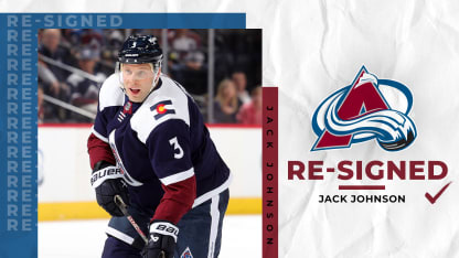 Avalanche Re-Signs Jack Johnson
